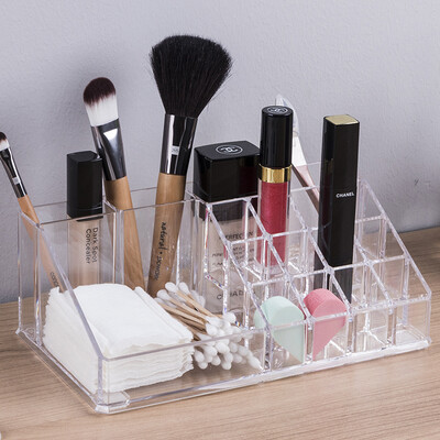 

Ou Runzhe makeup rack lipstick storage rack box acrylic 16 grid cosmetic box display stand