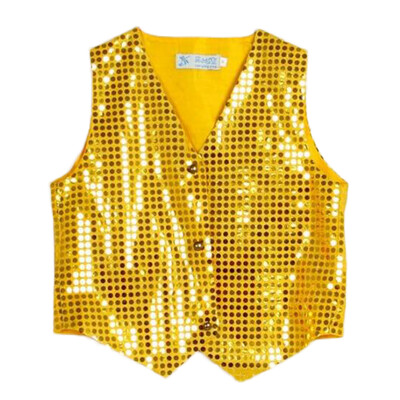 

Childrens clothing Boys Choir students performing Kids hip-hop jazz dance sequined vest Dance wear costumes