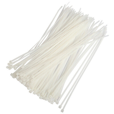 

Saituo SANTO 0029 100 installed white nylon cable tie 48 200mm