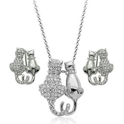 

Ожерелье и ушные наборы для котенка Cats® Kitty Cat Kit 18K с золотым покрытием