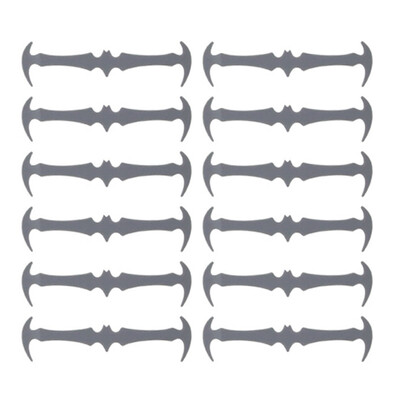 

JUP1 Set 12 Roots Mens No Need Tie Flat Shoelaces Anchor Plastic Lazy Shoe Laces Anchors Fit All Shoelaces Convenient Tieless Ea
