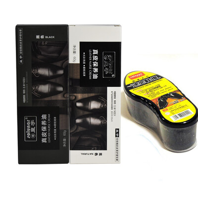 

Huang Yu leather maintenance oil suit black 60g colorless 60g brown 60g speed shoe polish shoes gloves color random