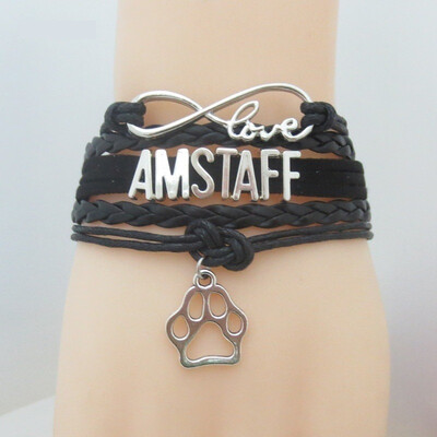 

Fashion Leather Multi-layers Jewelry Shiba Inu Mom Dog Charm Bracelet for Couple Infinity Love Animal Puppy Men Women Chain Bangle