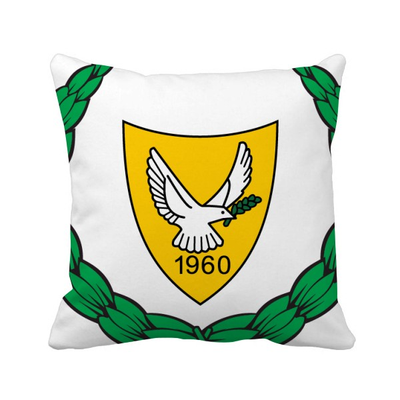 

Cyprus National Emblem Country Square Throw Pillow Insert Cushion Cover Home Sofa Decor Gift