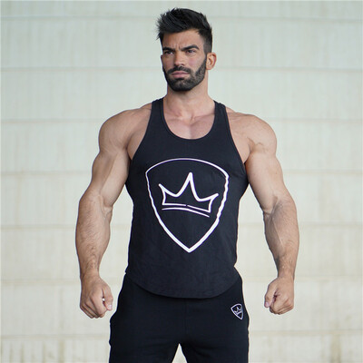 

Muscle Dr brothers mens sports Slim training new fitness cotton breathable stretch casual sleeveless vest