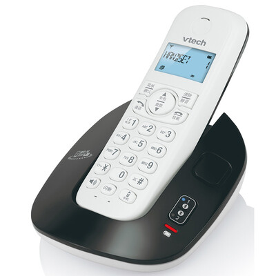 

VTech (Vtech) ES1610CN цифровых беспроводной телефона автономного Bluetooth телефонов Аксессуары для домашнего офиса беспроводного хоста-белого