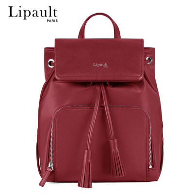 

Lipault Backpack Fashion Simple Personality Casual Backpack Fashion Commuter Womens Bag Waterproof Drawstring Bag AZ016005 Gray
