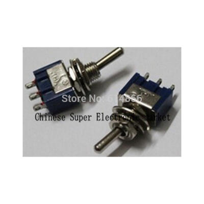 

10PCS Toggle SPDT 3-Lugs ONOFFON Switch 6A 125V3A 250V