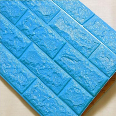 

Colomac PVC 3D embossed brick pattern wall paper modern self adhesive bedroom living room hotel dormitory waterproof wallpaper