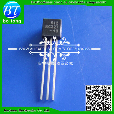 

Free Shipping 200PCS BC337 BC327 BC337-40 BC327-40 each 100pcs PNP NPN Transistor TO-92 Triode Transistor