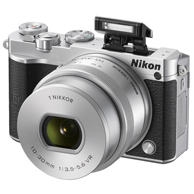 

Никон (Nikon) J5 + 1 микро-камеры стабилизации изображения VR Nikkor 10-30mm F / 3.5-5.6 PD выстрел серебра (20,8 миллионов эффективных пикселей сменных объективов 4K записи видео складной сенсорный экран)