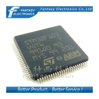 

2PCS STM32F103VGT6 QFP100 STM32F103 QFP ARM new and original IC free shipping