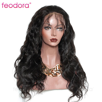 

Glueless Lace Front Wig For Black Women 130 Brazilian Virgin Hair Lace Wigs Body Wave Lace Front Wigs Human Hair With Baby Hair