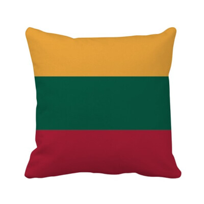 

Lithuania National Flag Europe Country Square Throw Pillow Insert Cushion Cover Home Sofa Decor Gift