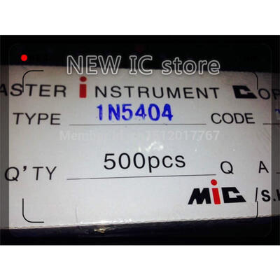 

Free Shipping 100PCS 1N5404 IN5404 Rectifier Diode 3A 400V