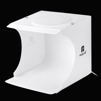 

PULUZ 20cm Folding Portable 550LM Light Photo Lighting Studio Shooting Tent Box Kit with 6 Colors Backdrops Black White Orange