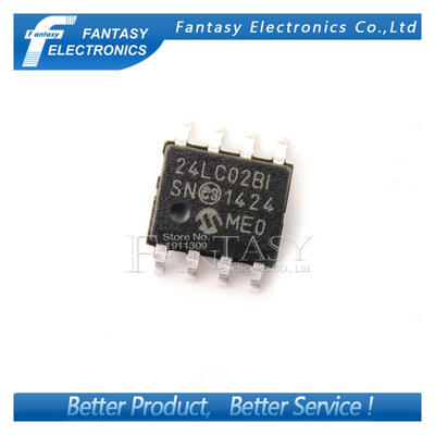 

50PCS 24LC02B-ISN SOP8 24LC02B-I-SN SOP 24LC02BI SMD 24LC02B 24LC02 new&original IC free shipping
