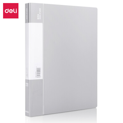 

Deli deli 40 pages A4 matte information folder folder office file book light gray 5117