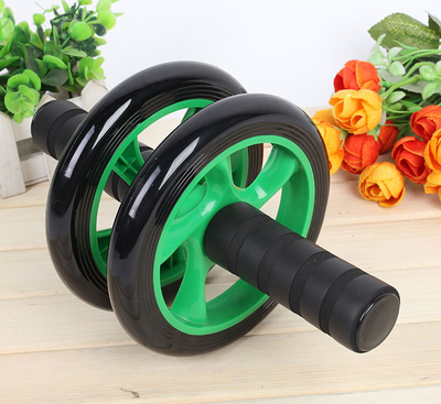 

New Pattern Abdominal Wheel Mute Roller Double Abdominal Muscles Wheel Multifunction Indoor Physical Exercise Abdomen Round Househ