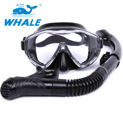 

Whale Brand Scuba Diving Mask Snorkel Goggles Set Silicone Swimming Pool Equipment