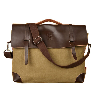 

Fashion Men canvas bag man shoulder diagonal portable messenger bag British retro business casual men bags Handbags for male