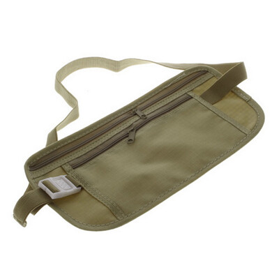 

Durable Lightweight Travel Pouch Hidden Compact Security Money Waist Belt