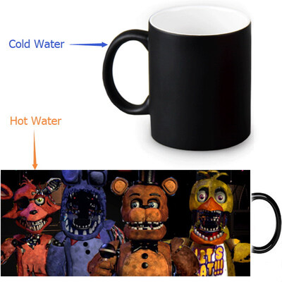 

Five Nights at Freddys Morphing Mug Color Change Tea Cup Magic Milk Coffee Mug