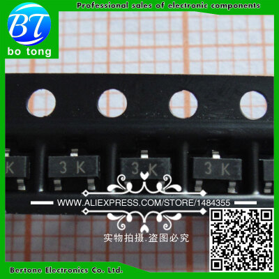 

Free Shipping 200pcs/lot BC858BLT1G BC858B BC858 SOT-23