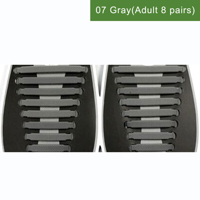 

JUP 50 Set 800 pcs Unisex Adults Women Mens Fashion No Tie Elastic Silicone Shoelaces Flat Shoes Footwear Recreational Running
