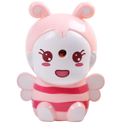 

TRUECOLOR student pencil sharpener pencil sharpener sharpener small bee cartoon pink PS6879