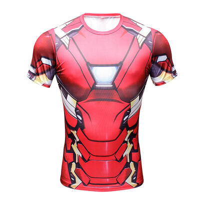 

American Captain 3D Print T-Shirt Men&39s Shirt Men&39s CrossFit Top Avatar Superhero Superman T-Shirt Equipment for Fitness