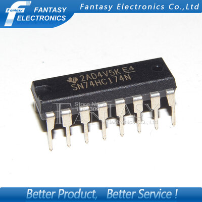 

50PCS SN74HC174N DIP16 SN74HC174 DIP 74HC174N 74HC174 new&original IC free shipping