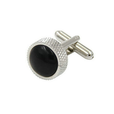 

Mysfs® Copper с золотым покрытием из высококачественных черных камней Cufflink Men's Fashion Jewelry