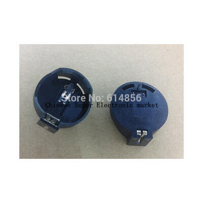 

10PCS CR2032 2032 Battery Button Cell Coin Holder Socket Case Black