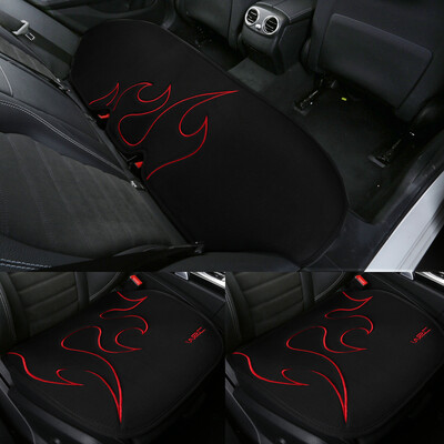 

WRC sports no back car seat single piece three-piece four seasons universal seat cushion acrylic flame black
