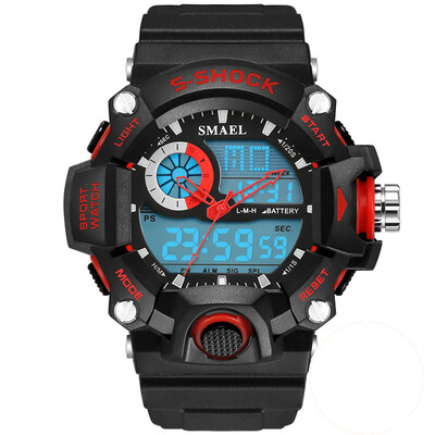 

SMAEL Watches Men Military Mens Watch Reloj Electronic Led Sport Wristwatch Digital Male Clock S Shock Sport Watch Men