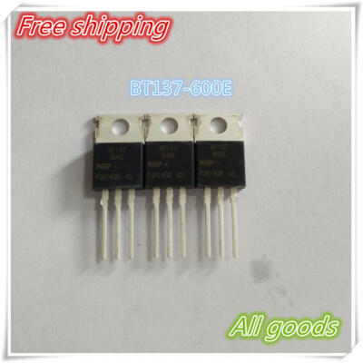 

200PCS BT137-600E TO-220 BT137-600 BT137 Triacs logic level 600v 8A