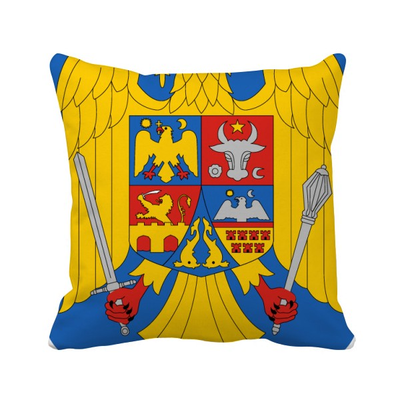 

Romania National Emblem Country Square Throw Pillow Insert Cushion Cover Home Sofa Decor Gift