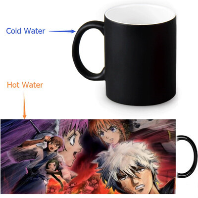 

GINTAMA Morphing Mug Color Change Tea Cup Magic Milk Coffee Mug