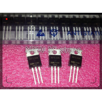

Free shipping 100pcs/lot IRF530NPBF IRF530N IRF530 MOSFET 100V/17A TO-220 100%new