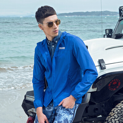 

Like merchandise Pelliot&PELLIOT outdoor sun protection clothing for men&women summer breathable UV skin windbreaker P11821221 Storm Blue