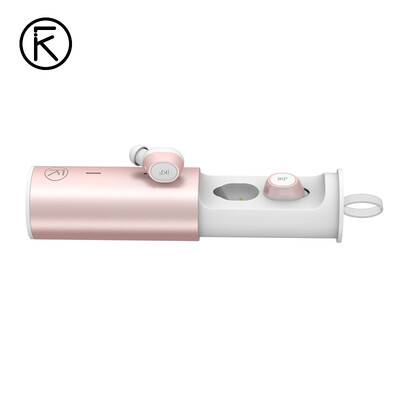

iKF X Air Wireless Bluetooth In-Ear Headset Sports Mini Earbuds with Charging Case for iPhoneAndriod Rose Gold