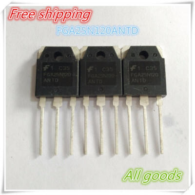 

Free Shipping 10PCS FGA25N120ANTD 25N120 FGA25N120 TO-3P fairchild IGBT induction cooker power