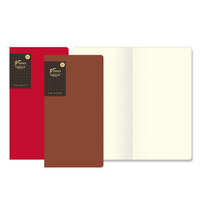 

Vmo travel account book refill core base account core point grid narrow log notebook notebook notepad C8103 red