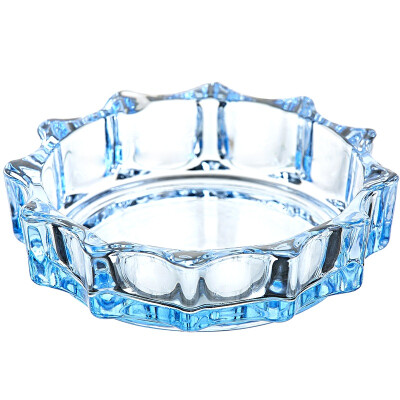 

Jingdong supermarket] green apple blue glass ashtray LG1004