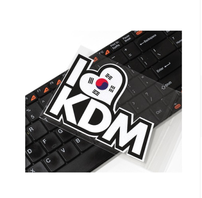 

High quality For I love KDM car Reflective sticker and decals cool modified accessories