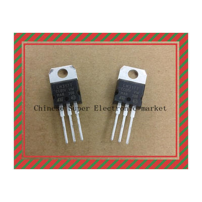 

20pcs LM317T LM317 Voltage Regulator IC 1.2V to 37V 1.5A