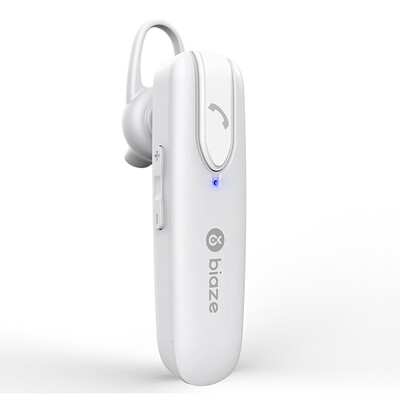 

Biaze Fashion Business Bluetooth Headset Sport Bluetooth Headset Bluetooth 42 Long Standby Hanger for AndroidApple D26 White