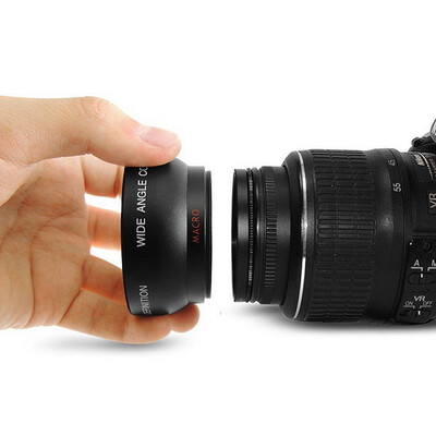 

58mm 0.45x рыбий глаз широкий угол макро - объектив для Nikon d3200 d3100 d5200 d5100