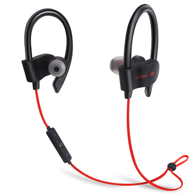 

Наушники для наушников Hongsund S4 для беспроводных наушников с защитой от пота Stereo Earbuds Headset в наушниках-вкладышах с микрофоном для iPhone и смартфонов